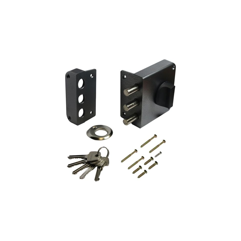 Изображение товара Накладной замок Marlok ЗН 1-3-3 Fort+ медь цилиндровый классический