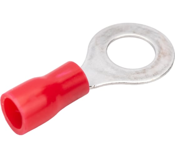 Изображение товара Кольцевой изолированный наконечник REXANT d 6.5 мм 0.5-1.5 мм2 красный 100 шт 08-0015