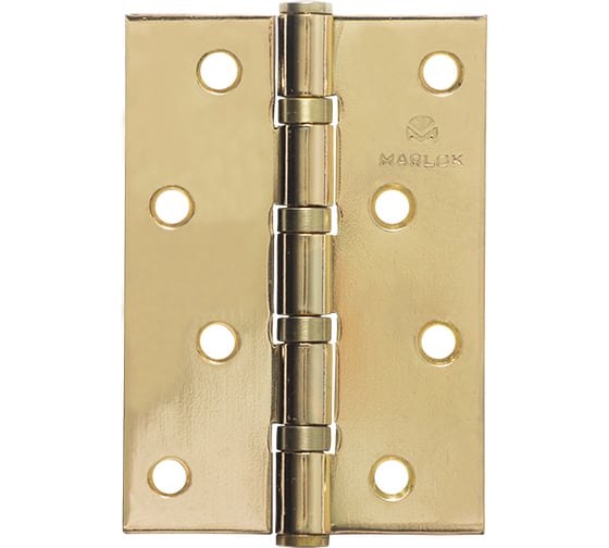 Изображение товара Петля дверная Marlok 100x70x2,5 PB, золото, 2 шт 016382