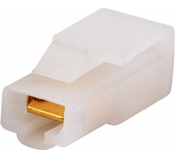 Изображение товара Плоская клемма REXANT гнездо 6.3 мм 1-1.5 мм2 + колодка 50 шт 08-0981