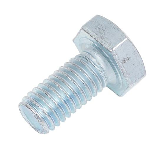 Изображение товара Болт Стройбат DIN 933, М10x20, белый цинк, 25 шт. 005361