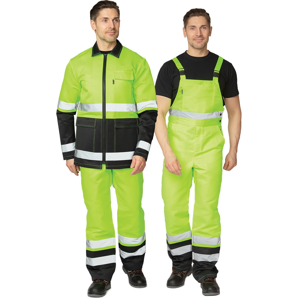 Изображение товара Костюм мужской летний Прабо Спектр 2М, лимонный/черный, размер 60-62/170-176 31208