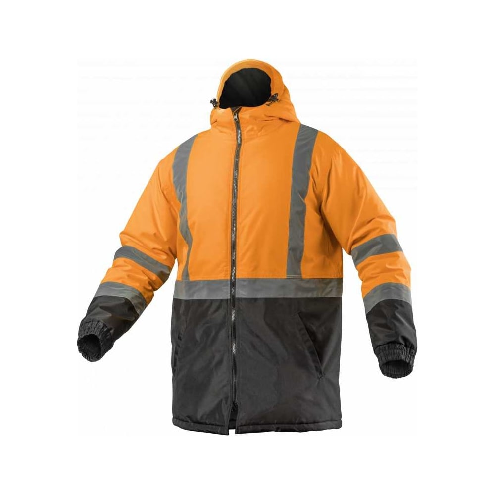 Изображение товара Утепленная сигнальная мужская куртка-парка HOEGERT TECHNIK LEDA оранжевая M