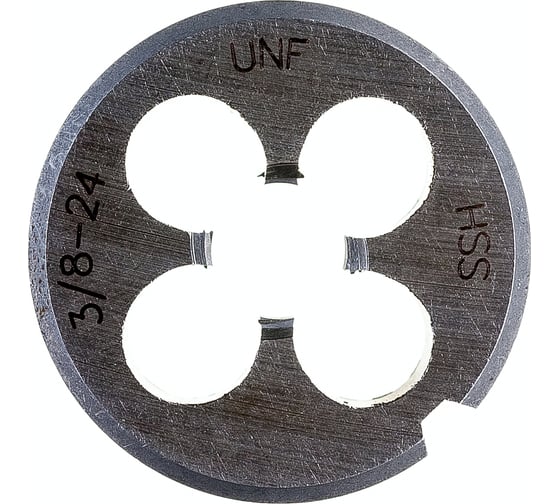 Изображение товара Плашка PROJAHN UNF 3/8-24, HSS-G, DIN EN 22568, 2A, 30x11 98903