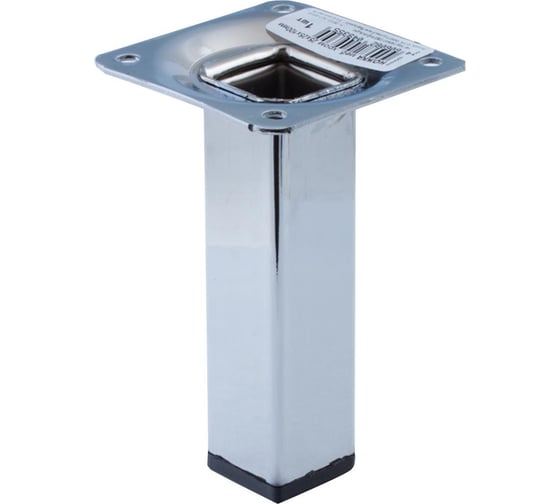 Изображение товара Мебельная ножка Стройбат 25x25x150 мм, хром, 1 шт. 275830