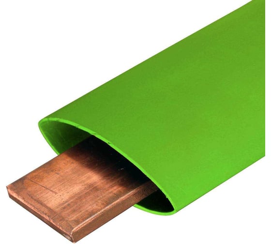 Изображение товара Трубка термоусадочная КВТ ТТШ-10-120/50 зеленая 84897