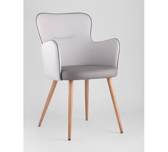 Изображение товара Стул для кухни обеденный Стул Груп Космос, серый ПУ GADGETS GREY