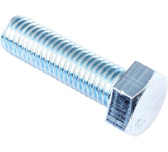 Изображение товара Болт Стройбат DIN 933 М18x70 белый цинк 8 шт 274451