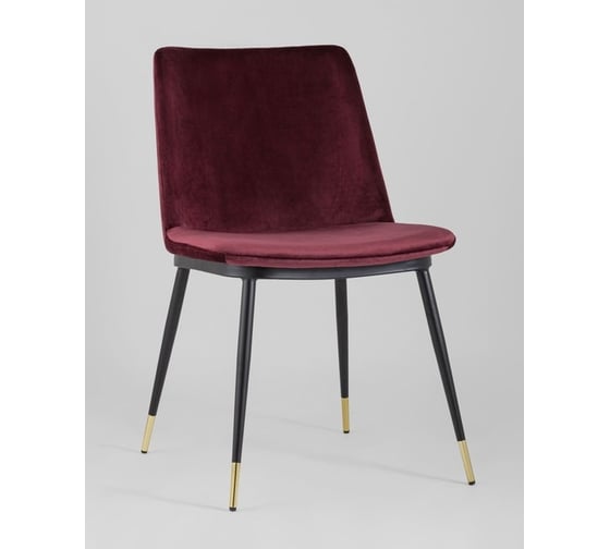 Изображение товара Стул для кухни обеденный Стул Груп Мелисса, велюр, бордо FDC8028 RED FUT-66