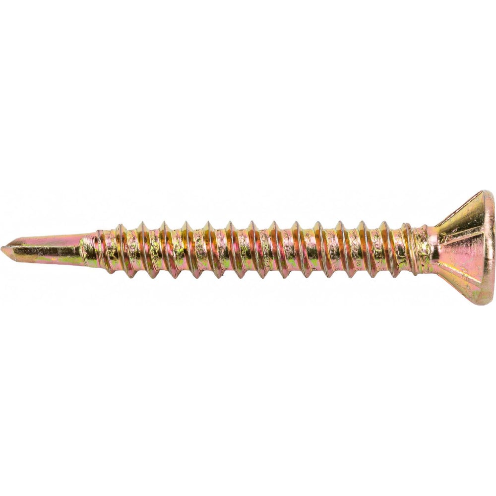 Изображение товара Саморезы для монтажа окон желтый цинк с буром Стройбат 3,9x32 желтый цинк 200 шт 275500