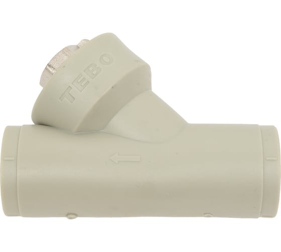 Изображение товара Фильтр сетчатый TEBO PPR 25 мм, 300 мкм, серый 031070102