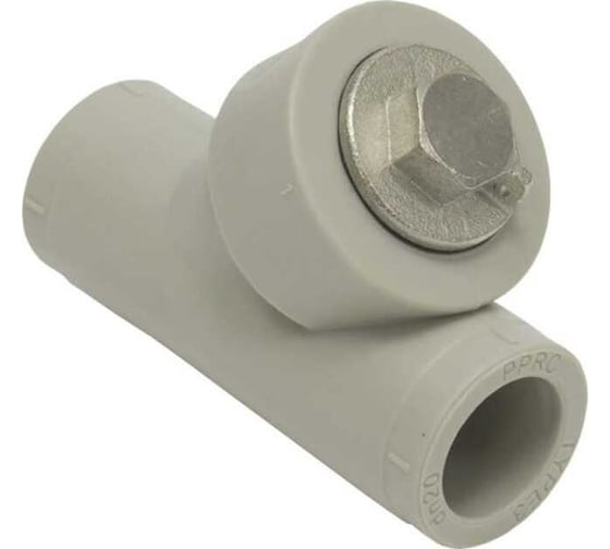 Изображение товара Фильтр сетчатый TEBO PPR 32 мм, 300 мкм, серый 031070103