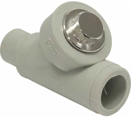 Изображение товара Фильтр сетчатый TEBO PPR 40 мм вн-нар, 300 мкм, серый 031070114