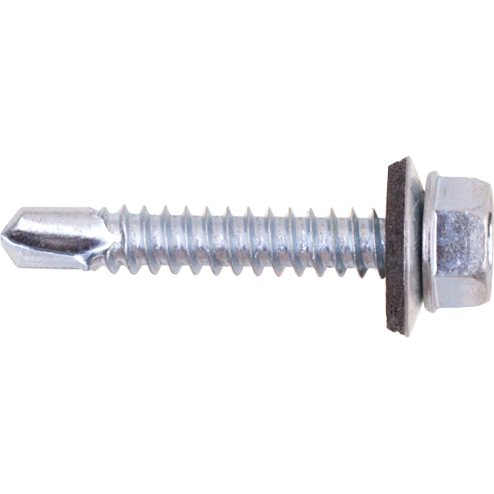 Изображение товара Кровельные саморезы Стройбат 6,3x38 белый цинк