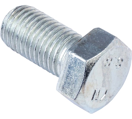 Изображение товара Болт Стройбат DIN 933 М16x30 белый цинк 2 шт 306360