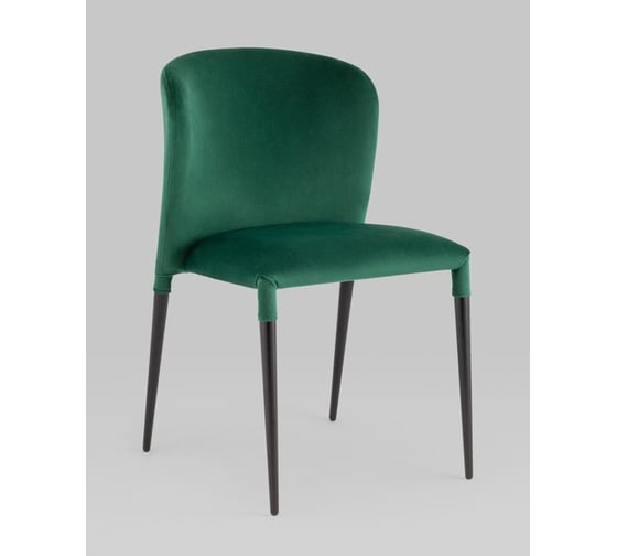 Изображение товара Стул для кухни обеденный Стул Груп Лори велюр зелёный vd-lori-b19
