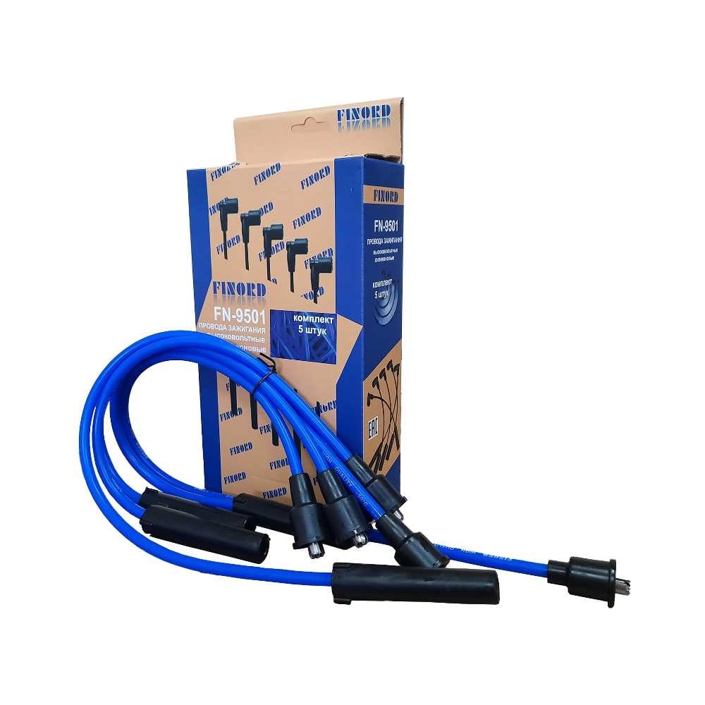 Изображение товара Высоковольтные провода (силикон) № (2101-3707080) для а/м ВАЗ 2101-2107 FINORD FN-9501