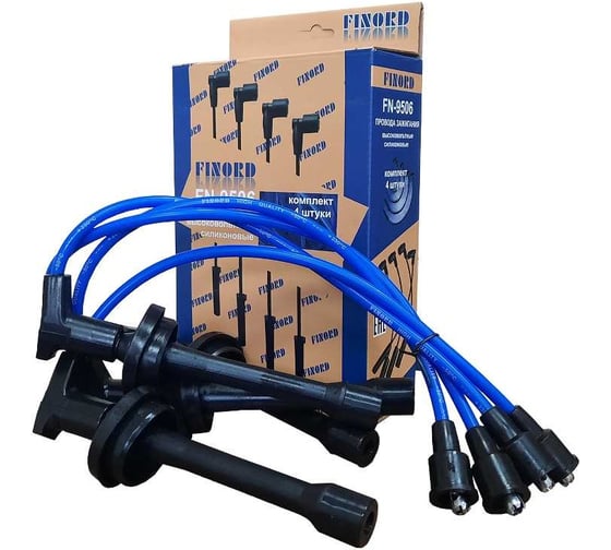 Изображение товара Высоковольтные провода (силикон) № (406.3707247) для а/м ГАЗ 406 двиг. 16V FINORD FN-9506