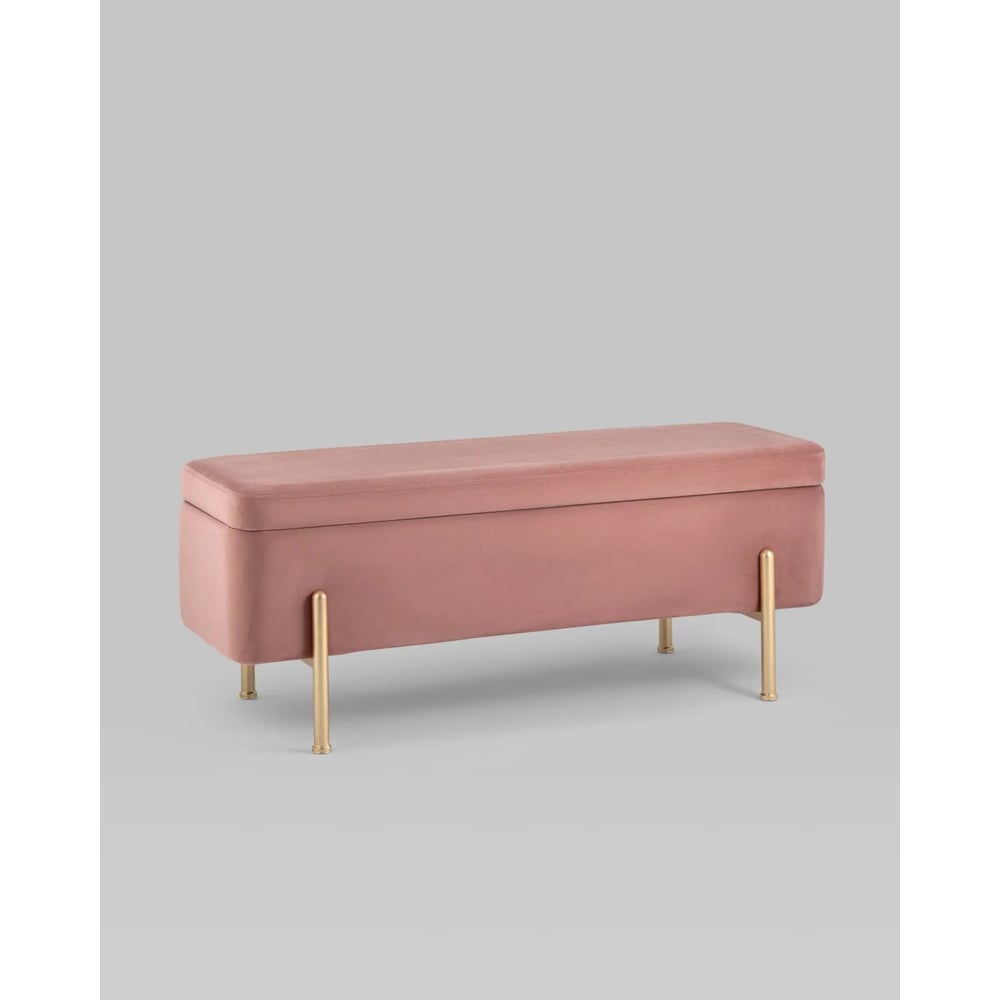 Изображение товара Банкета Стул Груп Болейн с ящиком велюр розовый модель 20A544VF-8167-30