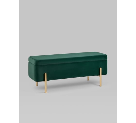 Изображение товара Банкетка Стул Груп Болейн с ящиком, велюр зеленый 20A544VF-MOMO-17