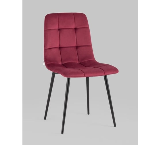 Изображение товара Стул для кухни обеденный Стул Груп Одди велюр красный AV 406N-Cbor-08