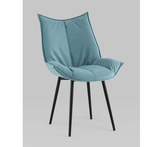 Изображение товара Стул для кухни обеденный Стул Груп Осло велюр пыльно-голубой fb-oslo-neo-22