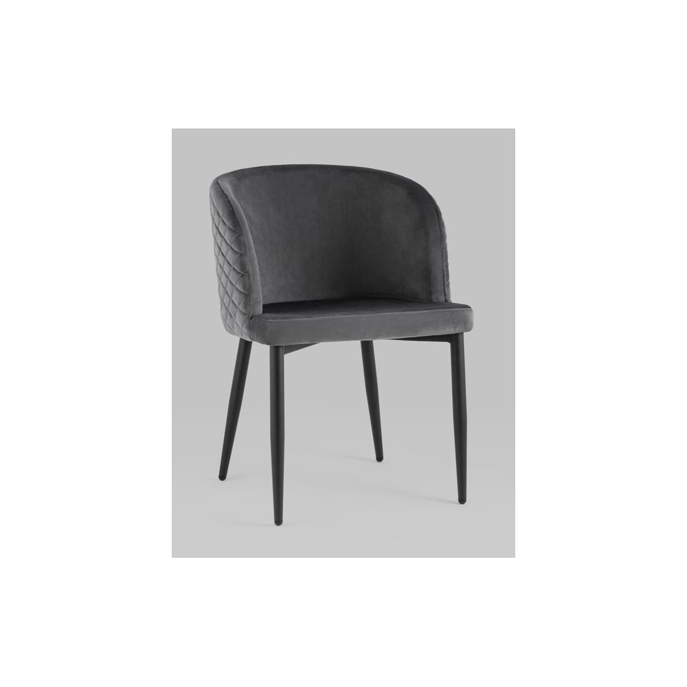Изображение товара Обеденный стул Груп Оскар велюр серый модель MC11 KD HLR-21