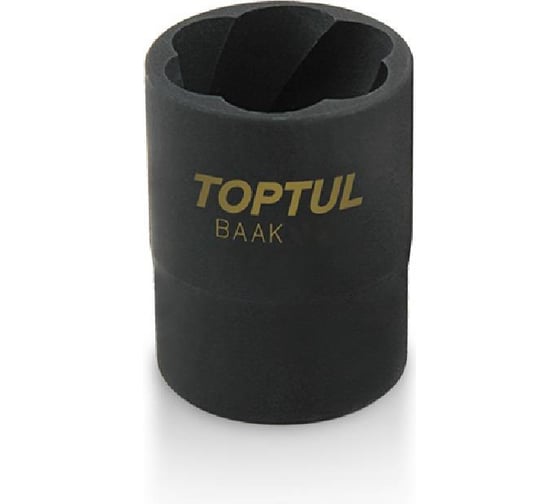 Изображение товара Головка для поврежденных болтов и гаек 15 мм, 1/2"DR TOPTUL BAAK1615
