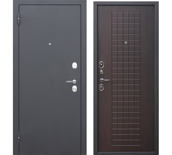 Изображение товара Дверь DIVA Foreman Ф-8 2050x860 левая, черный шелк - Венге УТ-00082844