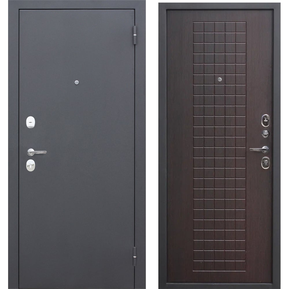 Изображение товара Дверь DIVA Foreman Ф-8 2050x860 правая в цвете черный шелк с внутренней отделкой венге