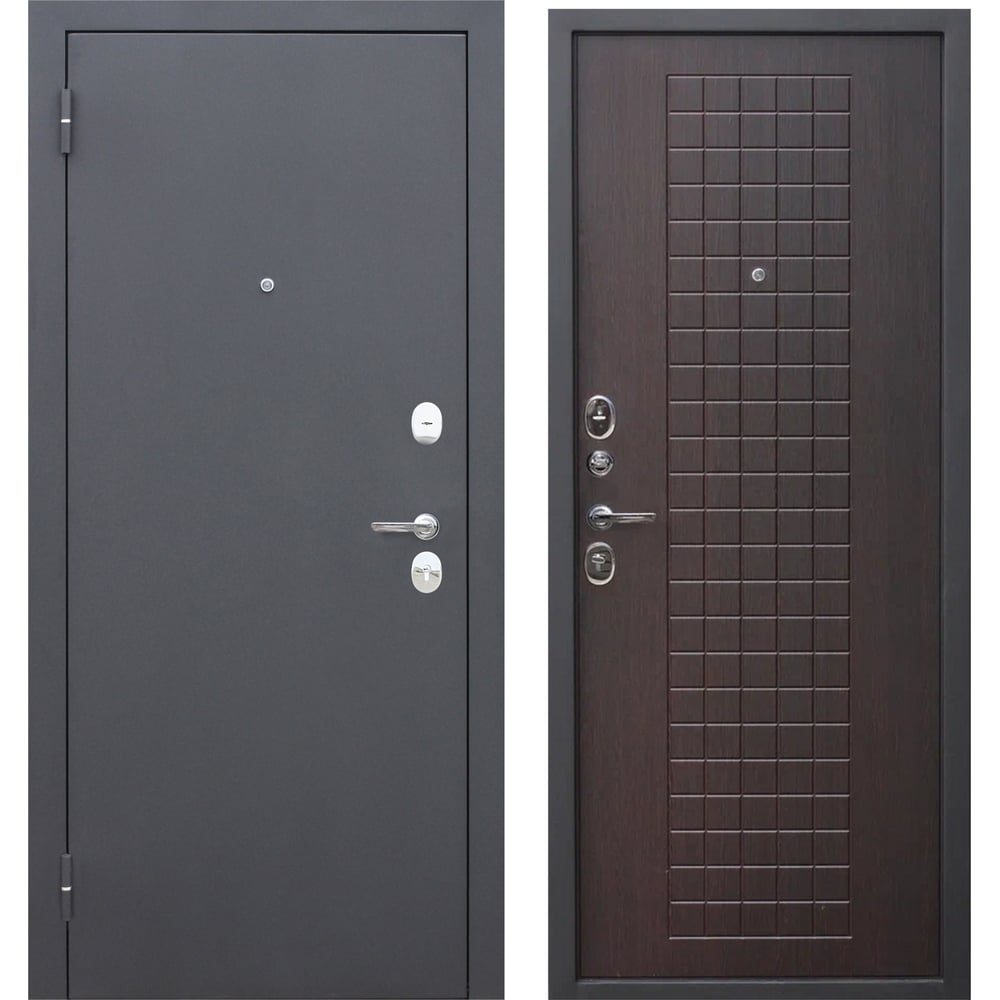 Изображение товара Дверь входная DIVA Foreman Ф-8 2050x960 левая черный шелк Венге надежная теплоизоляция
