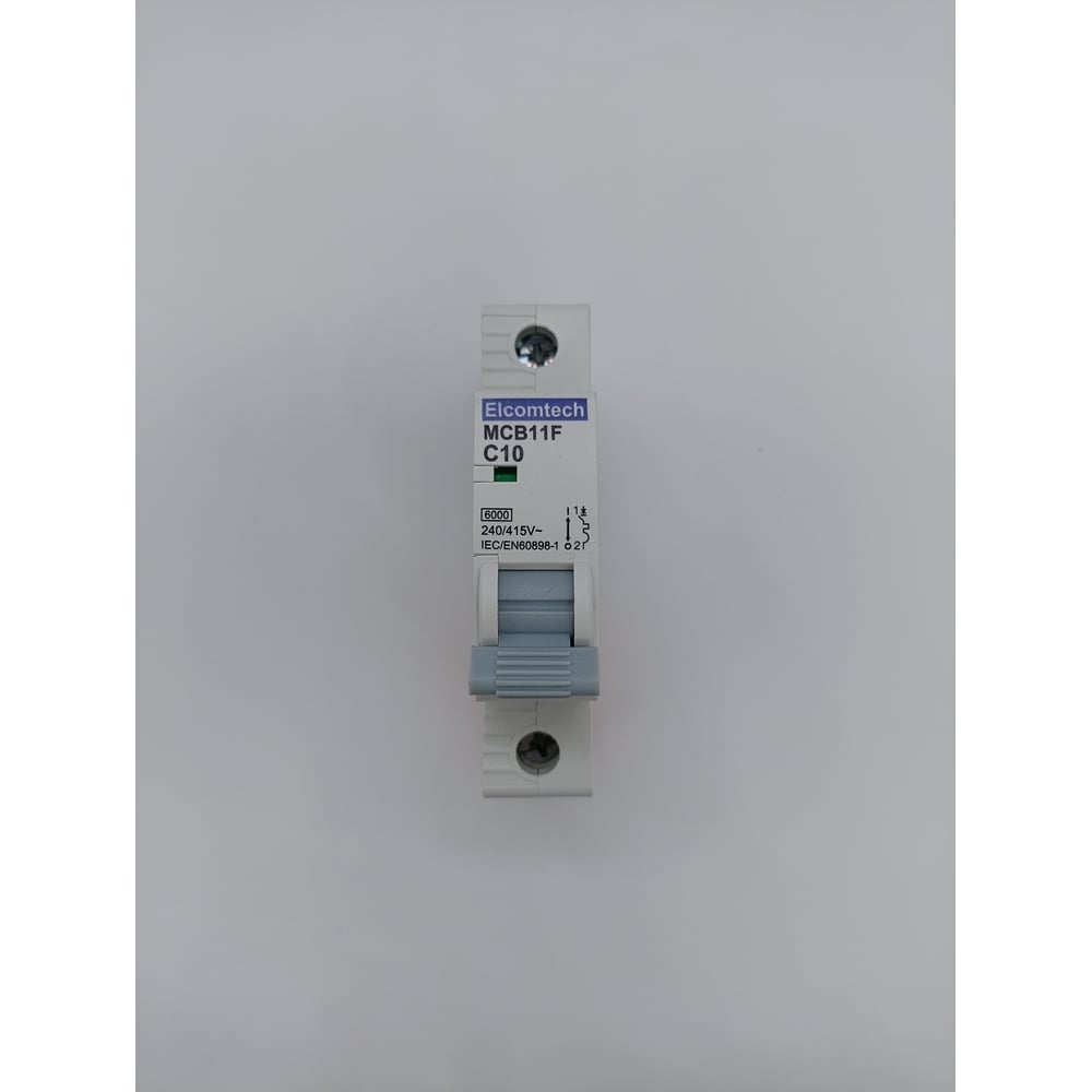 Изображение товара Автоматический выключатель ELCOMTECH MCB11F 10А для защиты электросистем