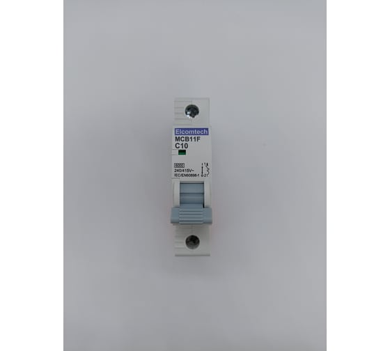 Изображение товара Автоматический выключатель ELCOMTECH MCB11F-6-1C10AC УТ-00026383