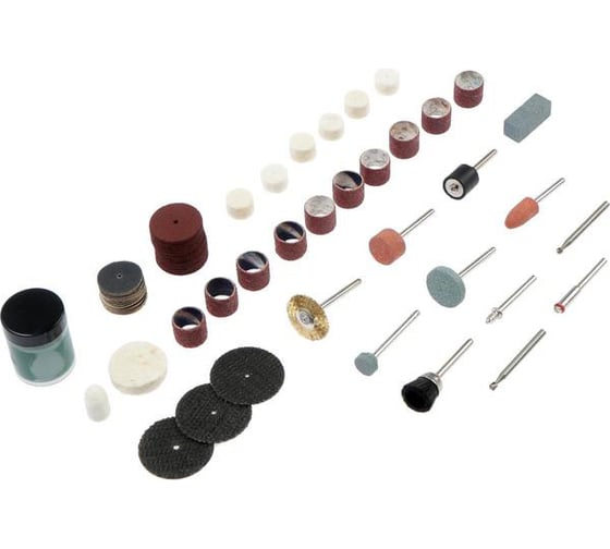 Изображение товара Набор насадок 105 предметов для граверов и бормашин ТУНДРА 1935903