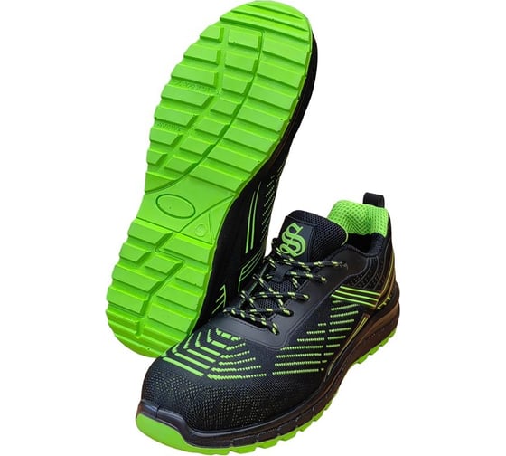 Изображение товара Кроссовки для рабочих летние фирма СТЕП ПУ/ТПУ КРО115 Пк зеленый, размер 46 БП-00006220