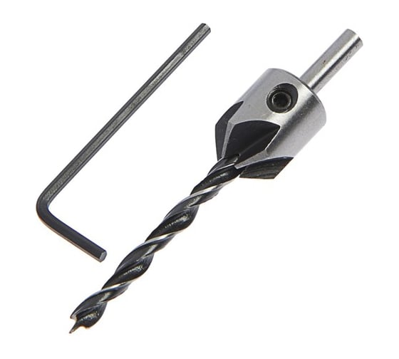 Изображение товара Сверло с зенкером (5х85 мм) ТУНДРА 4506450