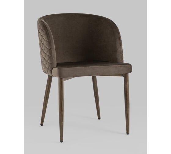 Изображение товара Стул для кухни обеденный Стул Груп Оскар, велюр коричневый (ножки дерево) MC11 KD HLR-49
