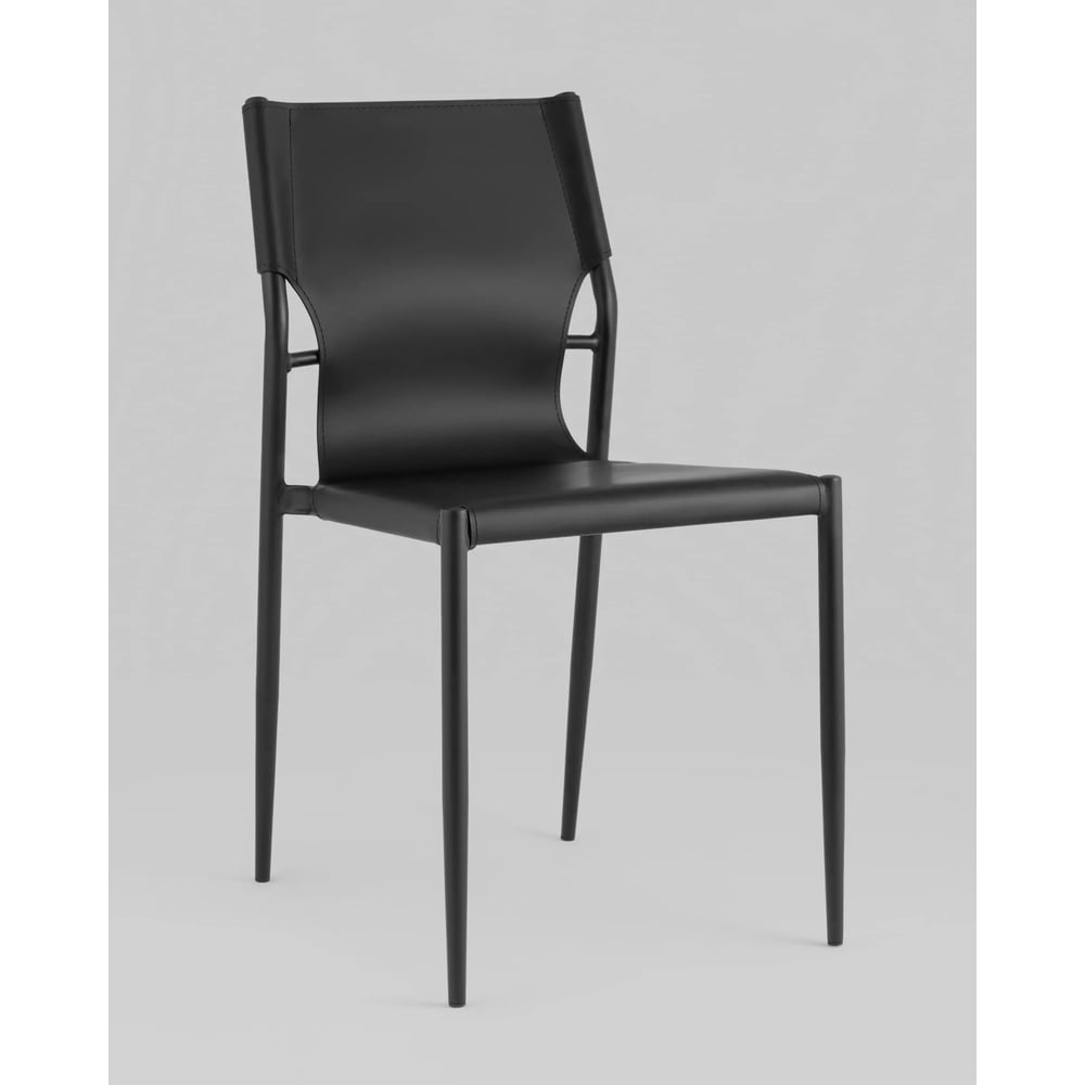 Изображение товара Обеденный стул для кухни Груп West черный EL-2 Black, современный дизайн, металлический каркас