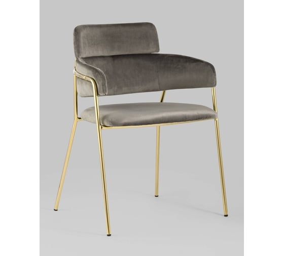 Изображение товара Стул для кухни обеденный Стул Груп Полин, велюр, коричневый FDC6085 BROWN FUT-54