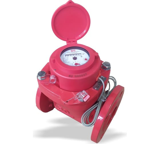 Изображение товара Турбинный счетчик горячей воды Водомер ТВСТ-65 импульсный (100 л/имп) VM-1054-065-21B-54