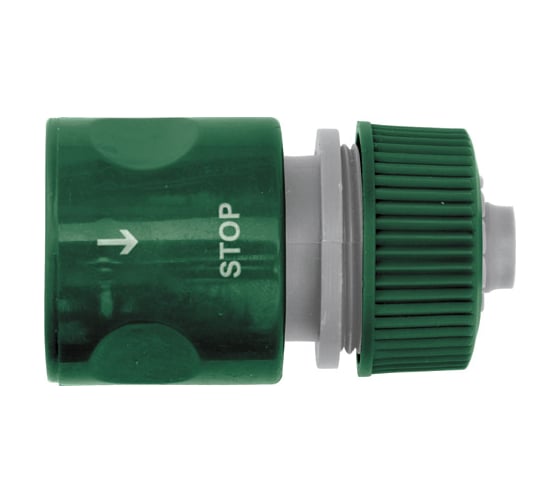 Изображение товара Соединитель пластиковый с автостопом 3/4" FIT IT 77406