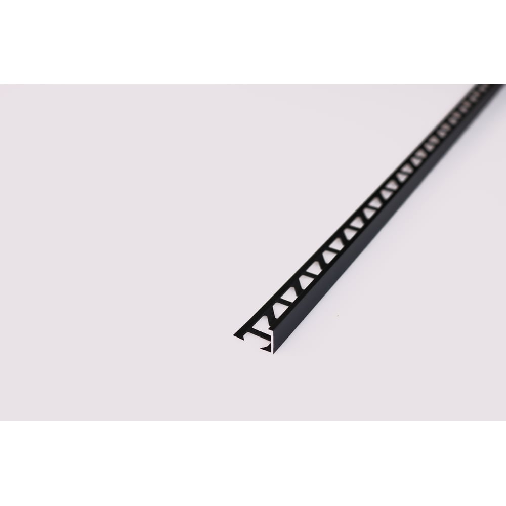 Изображение товара Профиль анодированный РУССКИЙ ПРОФИЛЬ РП-АКП-03-12,5 2.7м черный матовый 10 шт