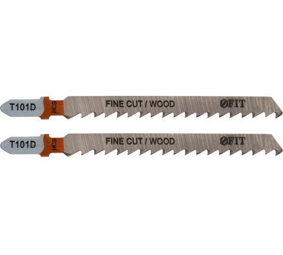 Изображение товара Полотно T101D (2 шт; 100х74 мм; шаг 4 мм) для электролобзика FIT HQ 40950