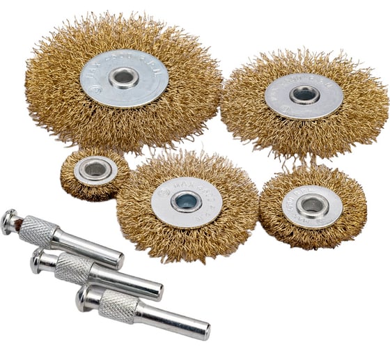 Изображение товара Корщетки набор (5 шт; 25, 38, 50, 63, 75 мм) FIT IT 38572