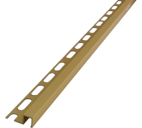 Изображение товара Профиль РУССКИЙ ПРОФИЛЬ РП-АКП-16-10 2.7 м, анодированное, золото матовый, 10 штук 4680427096358