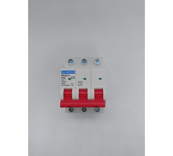 Изображение товара Автоматический выключатель ELCOMTECH MCB31J-4,5-3C32AC УТ-00026470