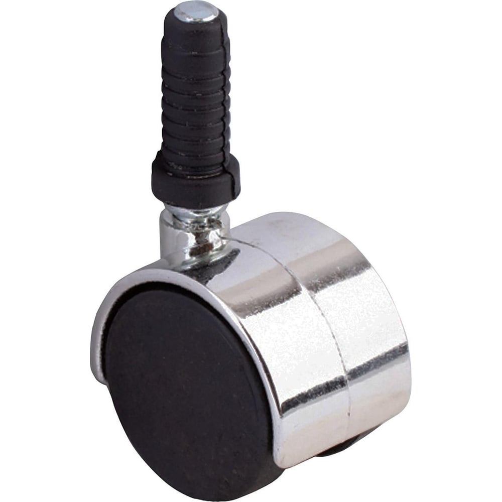 Изображение товара Ролик двойной со штифтом Стройбат 40мм пластик черный/хром 1 шт 349580