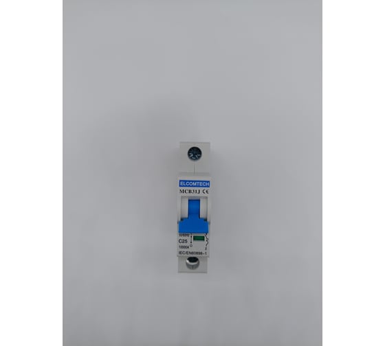 Изображение товара Автоматический выключатель ELCOMTECH MCB31J-10-1C25AC УТ-00026493