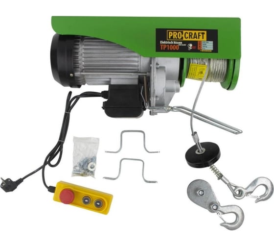 Изображение товара Тельфер подъемник PROCRAFT TP1000