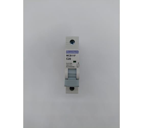 Изображение товара Автоматический выключатель ELCOMTECH MCB11F-4,5-1C20AC УТ-00026373